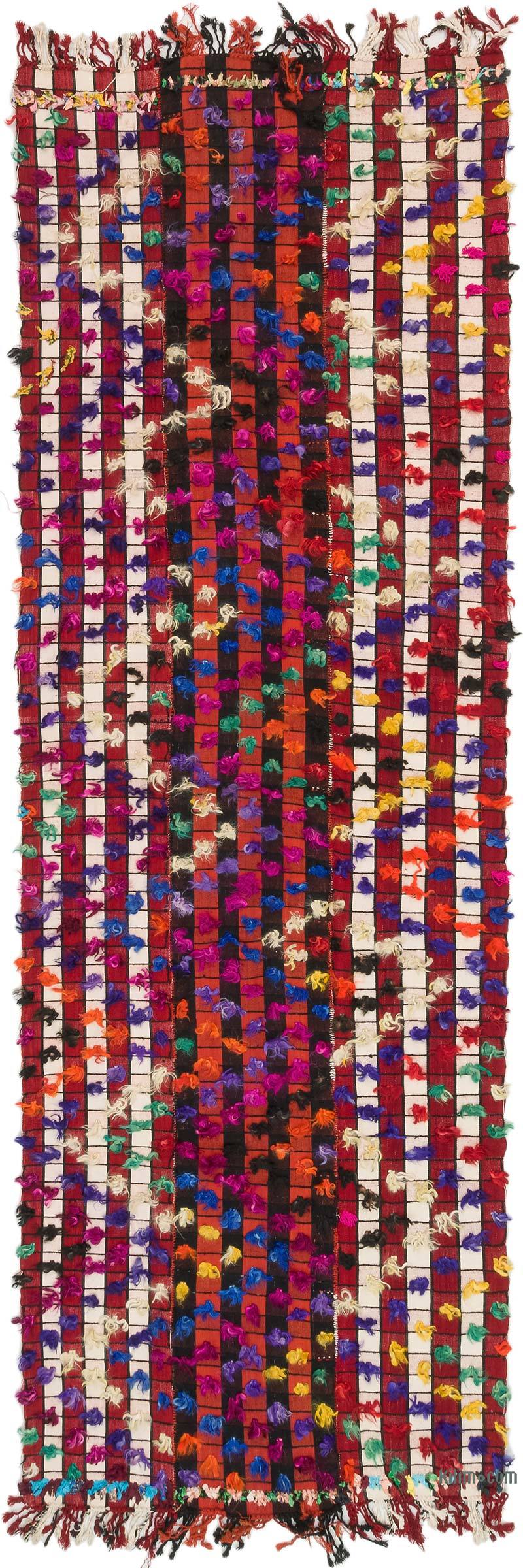 Vintage Anatolian Flatweave - 4' 7" x 13' 6" (55" x 162") - K0071926