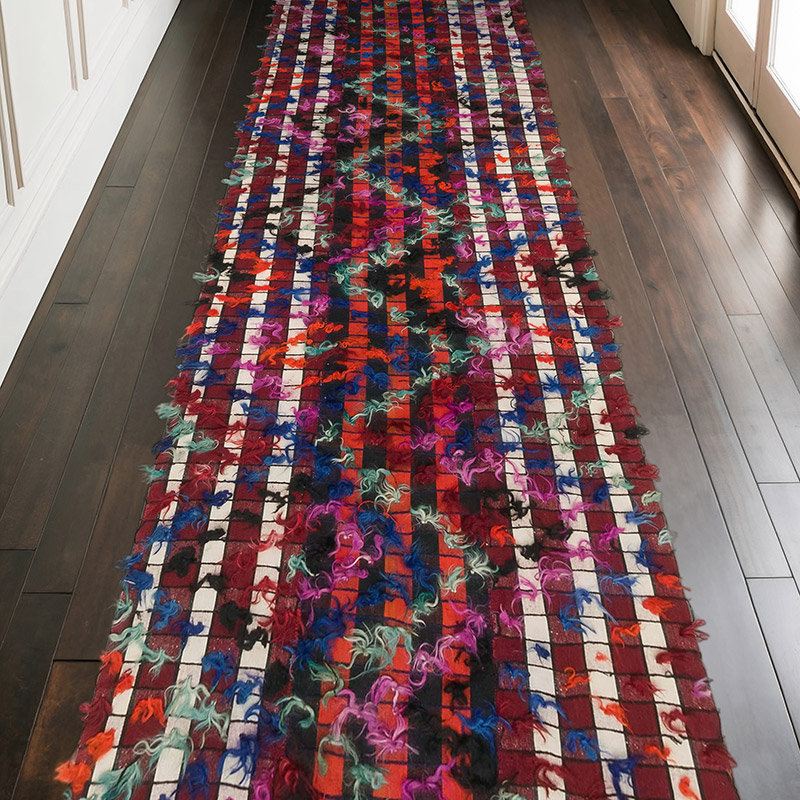 Vintage Anatolian Flatweave - 4' 4" x 11' 11" (52" x 143") - K0071927