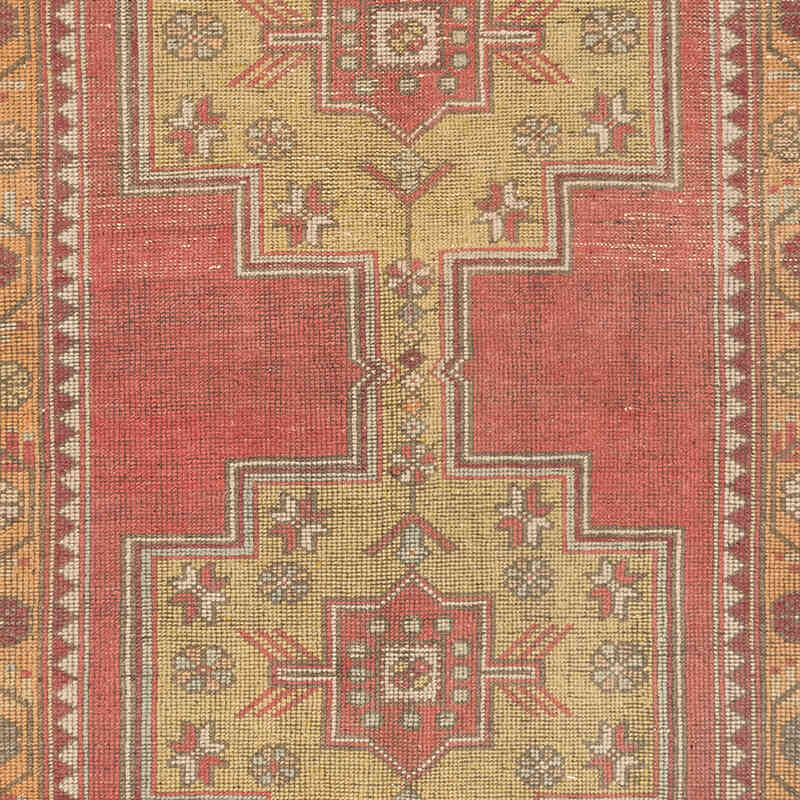 El Dokuma Vintage Halı - 134 cm x 265 cm - K0071930