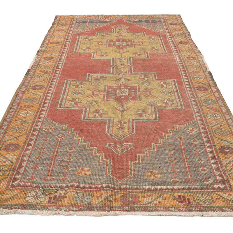 El Dokuma Vintage Halı - 134 cm x 265 cm - K0071930