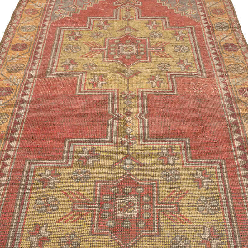 El Dokuma Vintage Halı - 134 cm x 265 cm - K0071930