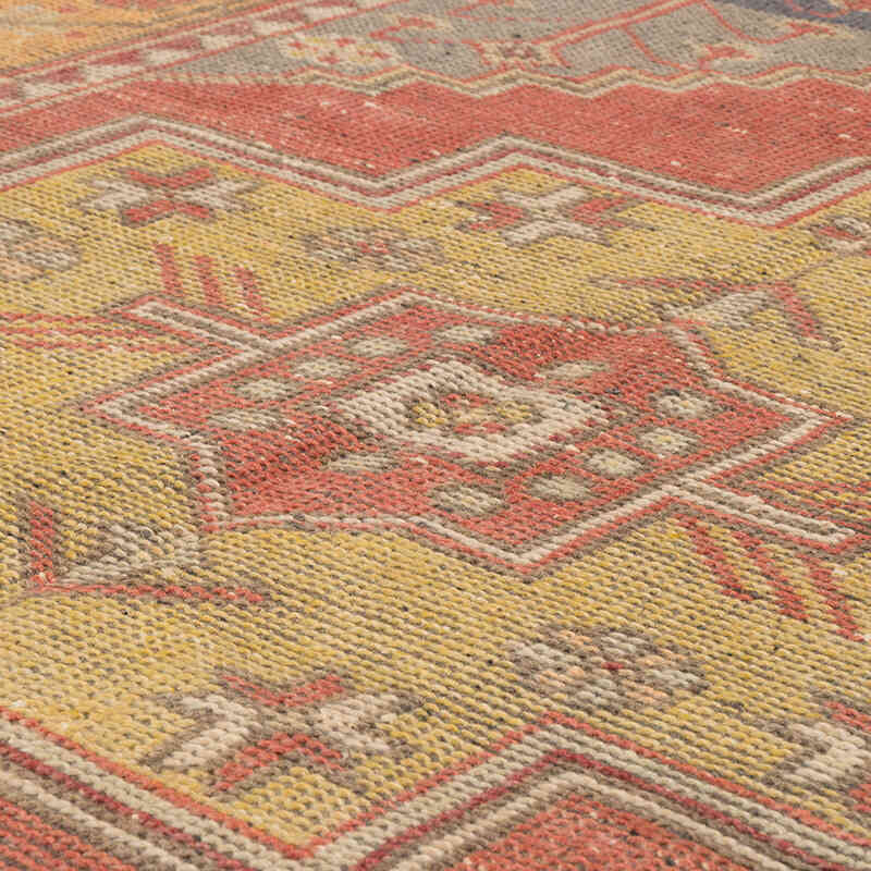 El Dokuma Vintage Halı - 134 cm x 265 cm - K0071930