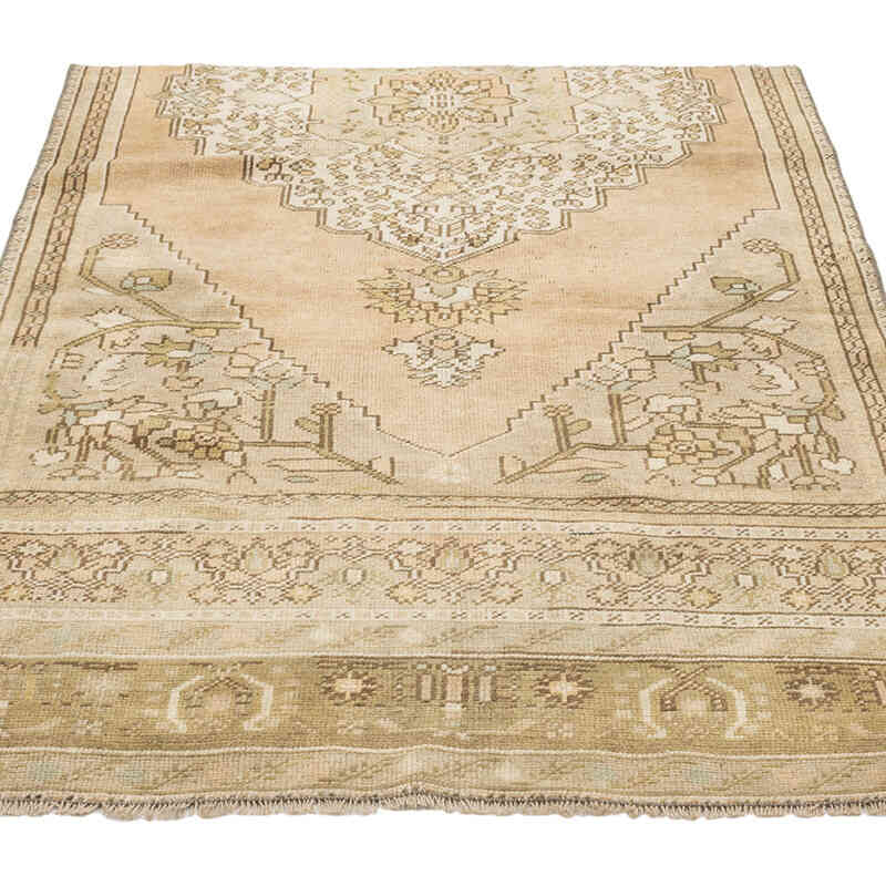 Alfombra Vintage Turca Anudada a Mano - 98 cm x 146 cm - K0071931
