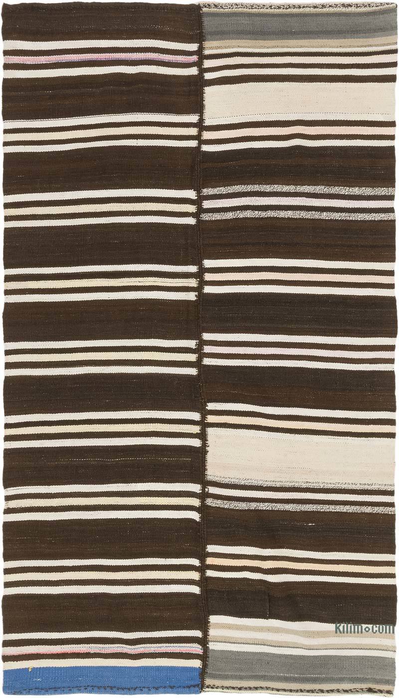 Vintage Anatolian Kilim Rug - 4' 9" x 8' 11" (57" x 107") - K0071934