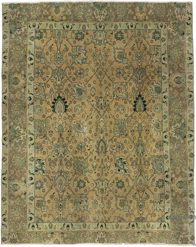 Vintage Hand-Knotted Oriental Rug - 7' 10" x 9' 7" (94" x 115")