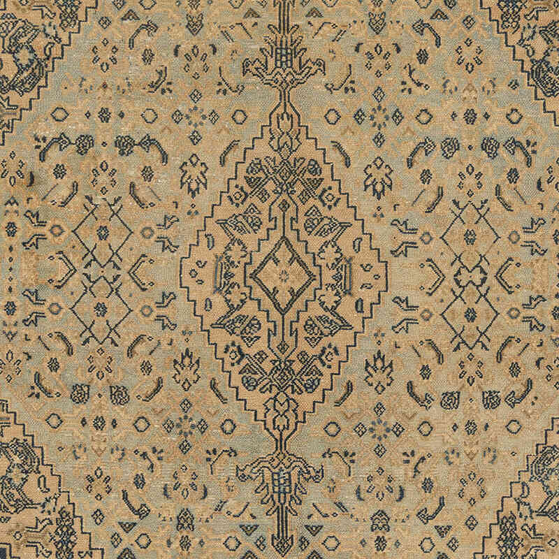 Vintage Hand-Knotted Oriental Rug - 8' 10" x 11' 7" (106" x 139") - K0071939