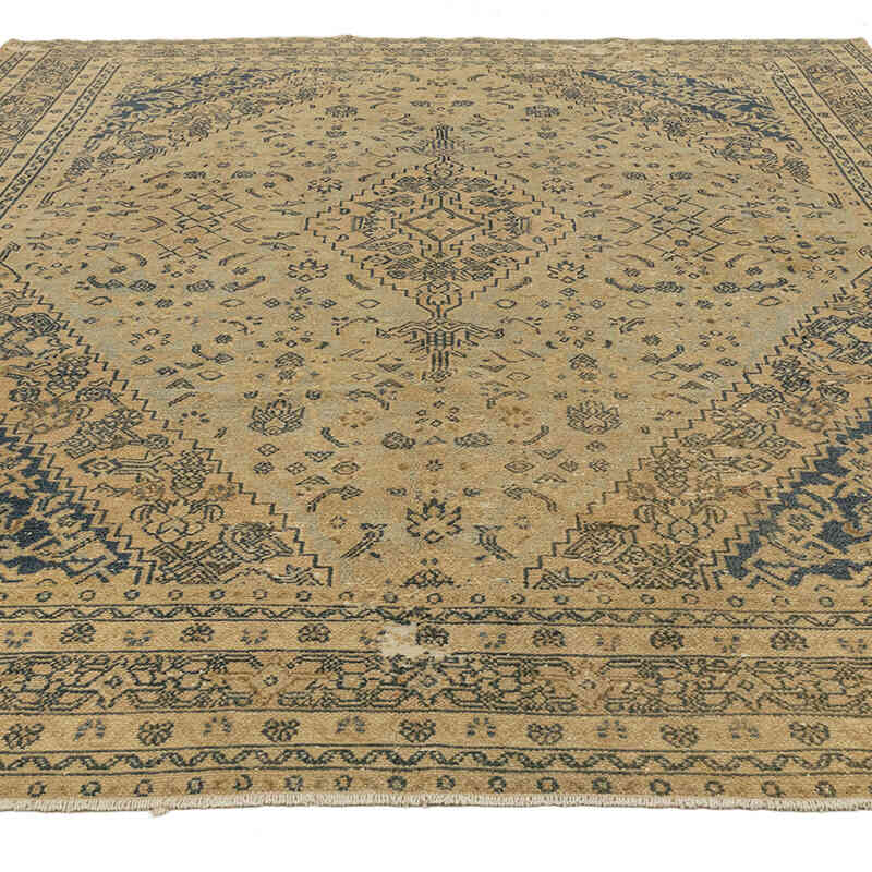 Vintage Hand-Knotted Oriental Rug - 8' 10" x 11' 7" (106" x 139") - K0071939