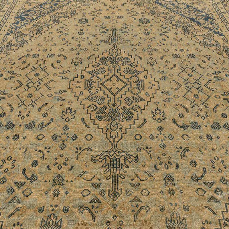 Vintage Hand-Knotted Oriental Rug - 8' 10" x 11' 7" (106" x 139") - K0071939