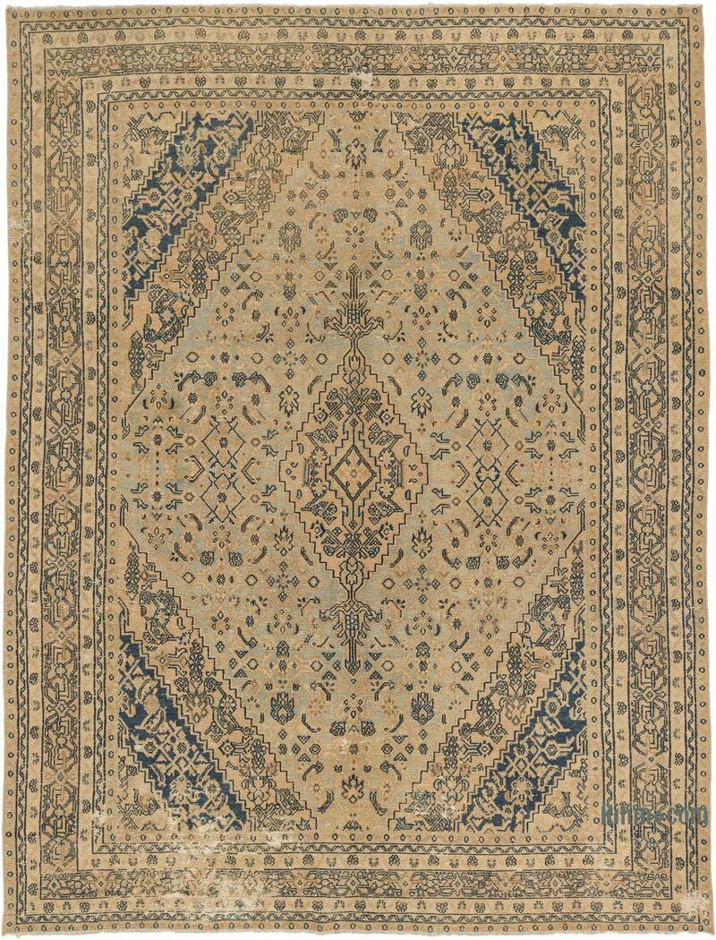 Vintage Hand-Knotted Oriental Rug - 8' 10" x 11' 7" (106" x 139") - K0071939