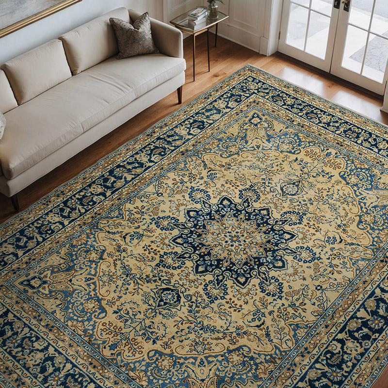 Alfombra Oriental Vintage Anudada a Mano - 292 cm x 370 cm - K0071942