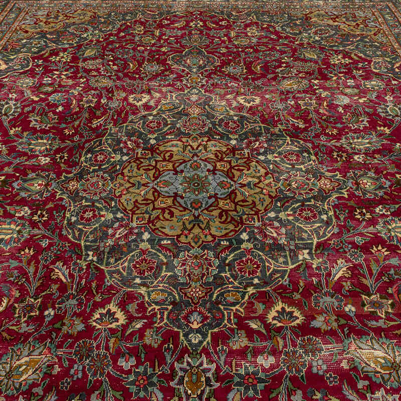Alfombra Oriental Vintage Anudada a Mano - 295 cm x 381 cm - K0071944