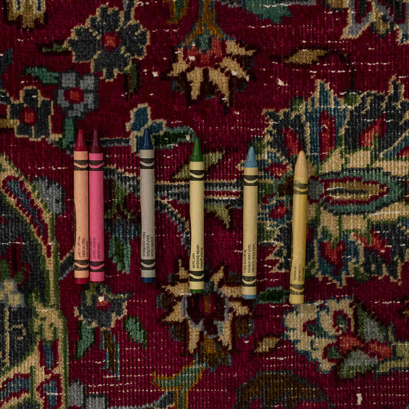 Alfombra Oriental Vintage Anudada a Mano - 295 cm x 381 cm - K0071944