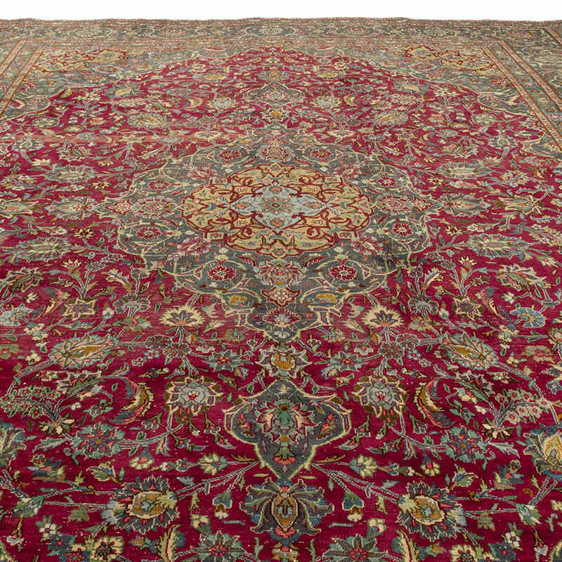 Alfombra Oriental Vintage Anudada a Mano - 295 cm x 381 cm - K0071944