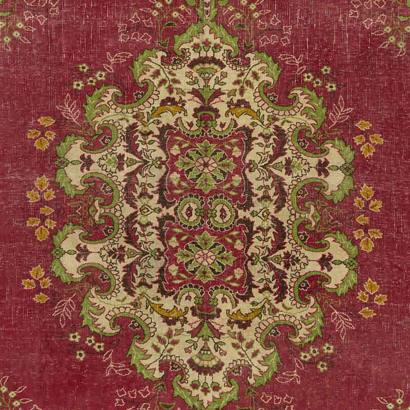 Vintage Hand-Knotted Oriental Rug - 9' 9" x 13'  (117" x 156") - K0071945