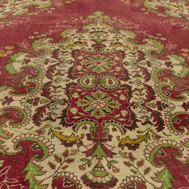 Vintage Hand-Knotted Oriental Rug - 9' 9" x 13'  (117" x 156") - K0071945