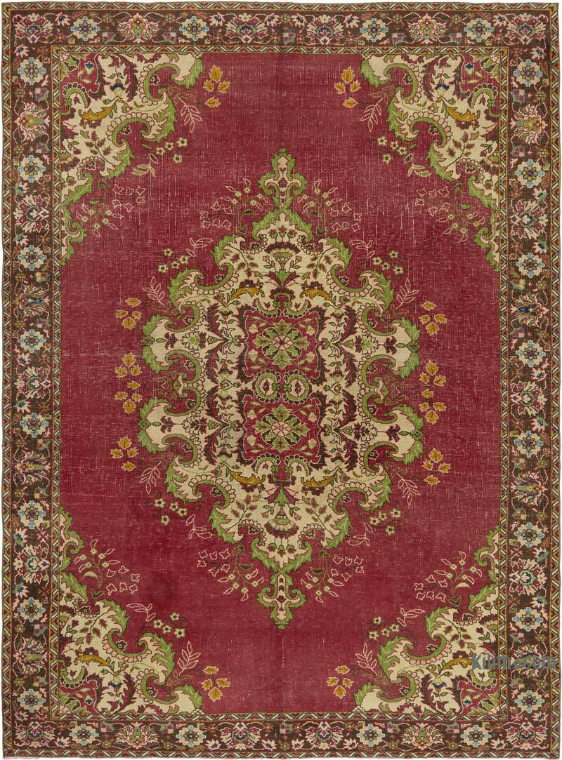 Vintage Hand-Knotted Oriental Rug - 9' 9" x 13'  (117" x 156") - K0071945