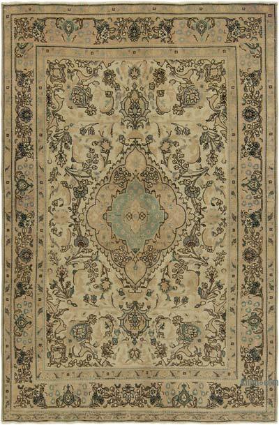 El Dokuma Vintage Halı - 200 cm x 295 cm