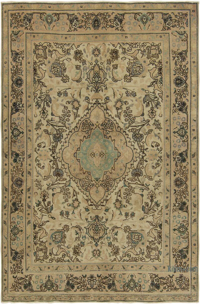 El Dokuma Vintage Halı - 200 cm x 295 cm - K0071955