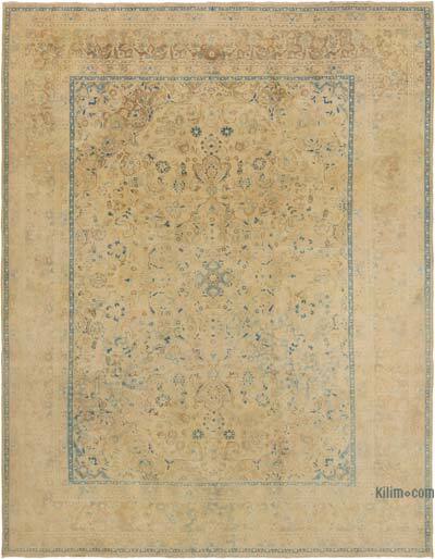 Vintage Hand-Knotted Oriental Rug - 9' 8" x 12' 3" (116" x 147")