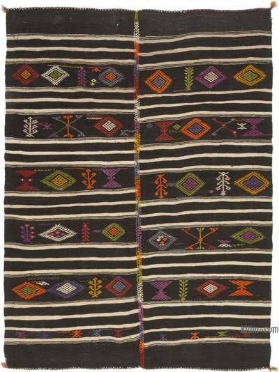 Vintage Anatolian Kilim Rug - 7' 4" x 10' 2" (88" x 122")