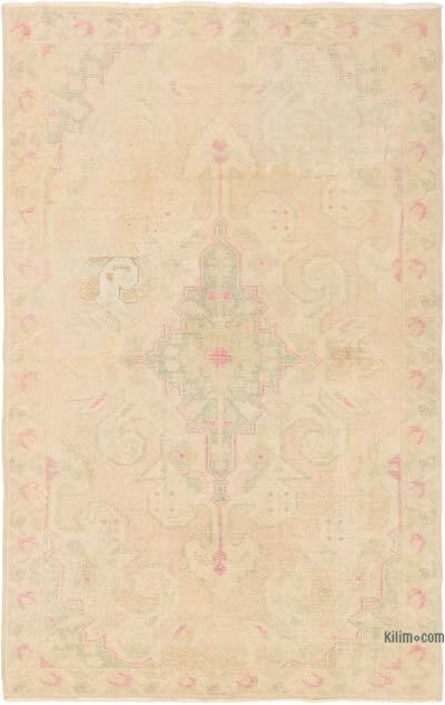 Vintage Turkish Hand-Knotted Rug - 4' 6" x 7' 2" (54" x 86")