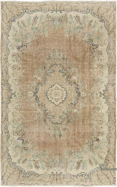 Alfombra Vintage Turca Anudada a Mano - 175 cm x 277 cm