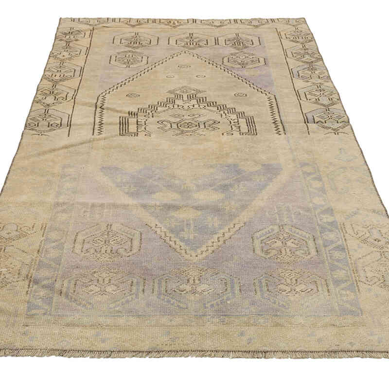 El Dokuma Vintage Halı - 101 cm x 207 cm - K0071984