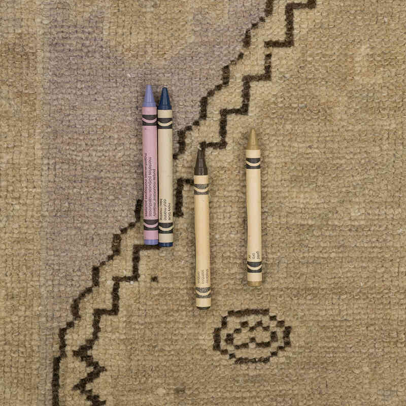 El Dokuma Vintage Halı - 101 cm x 207 cm - K0071984