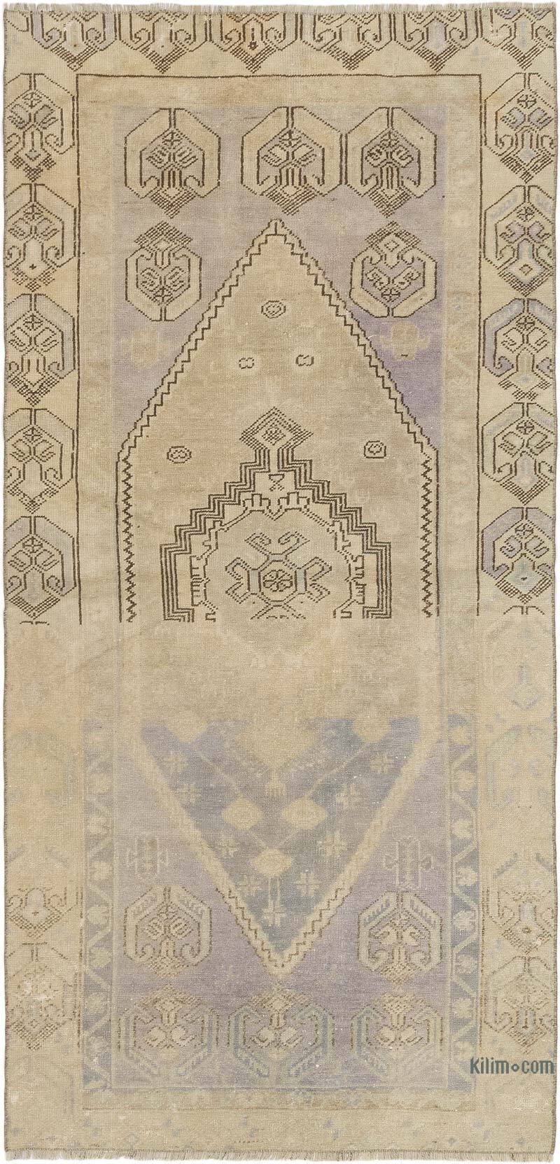 El Dokuma Vintage Halı - 101 cm x 207 cm - K0071984