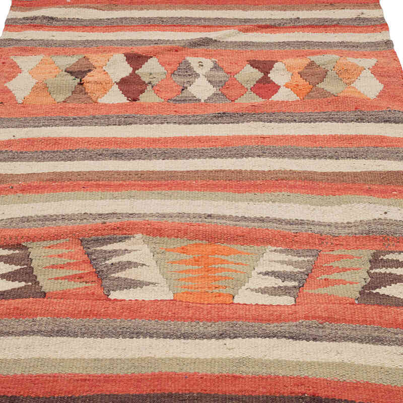 Vintage Tribal Kilim Runner - 3' 2" x 10' 7" (38" x 127") - K0071985