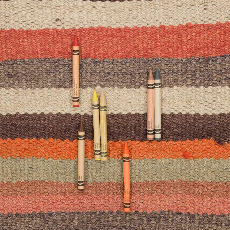Vintage Tribal Kilim Runner - 3' 2" x 10' 7" (38" x 127") - K0071985