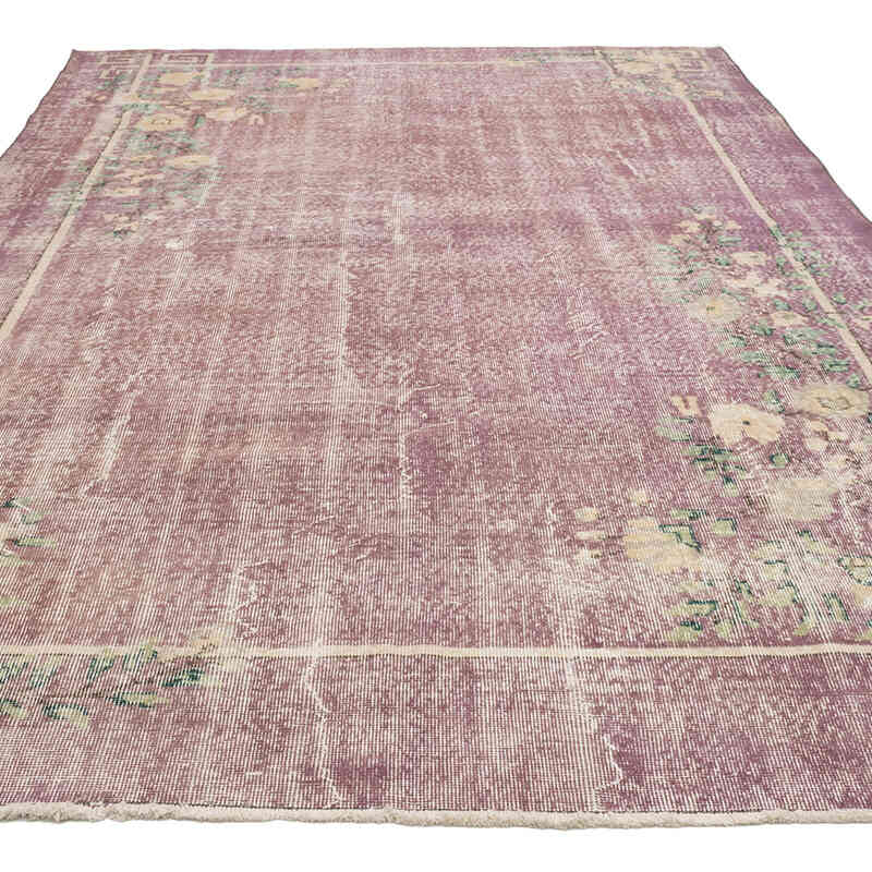 Vintage Turkish Hand-Knotted Rug - 6' 11" x 10'  (83" x 120") - K0071996