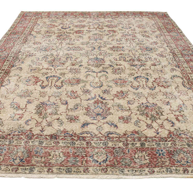 El Dokuma Vintage Halı - 190 cm x 285 cm - K0071997