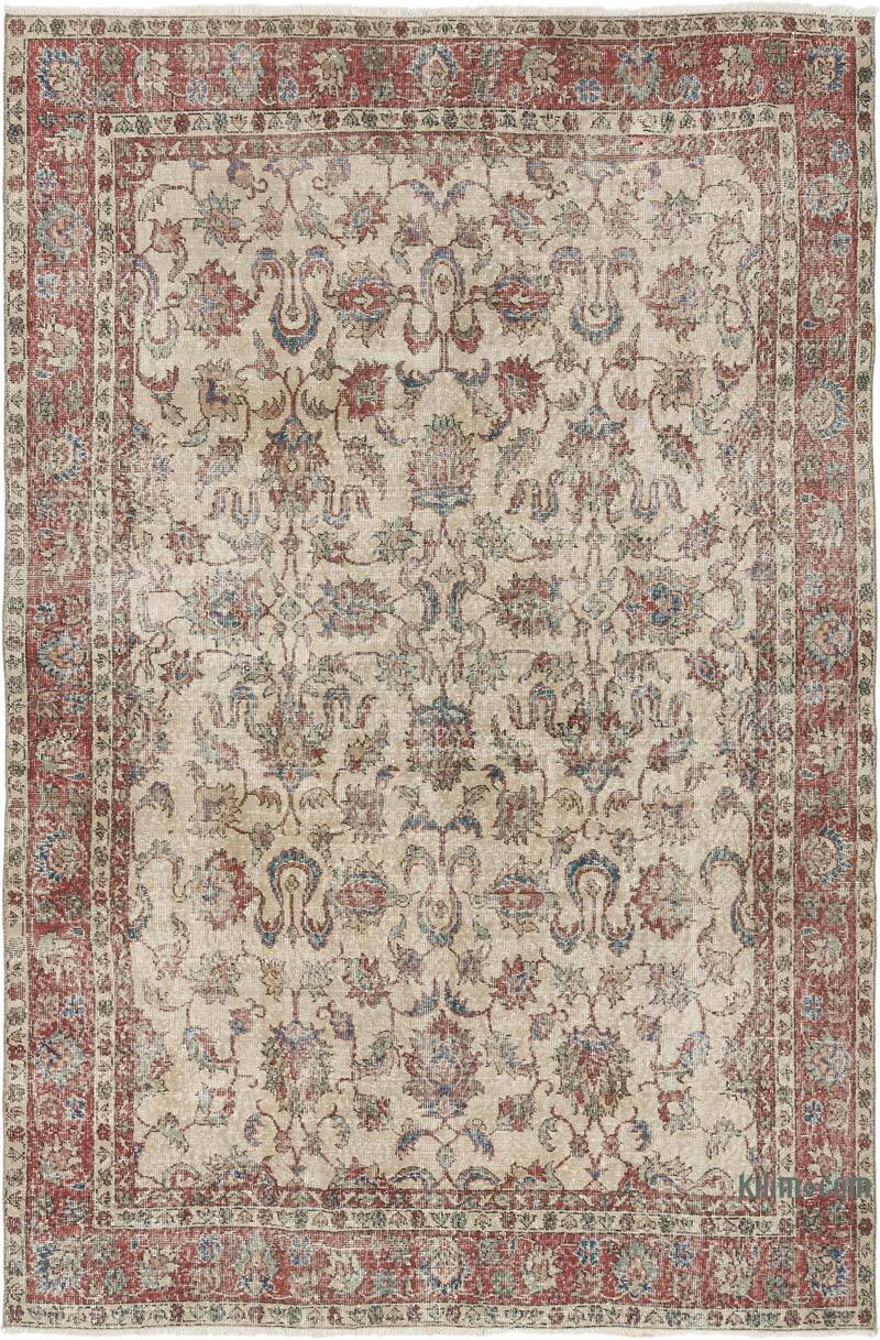El Dokuma Vintage Halı - 190 cm x 285 cm - K0071997