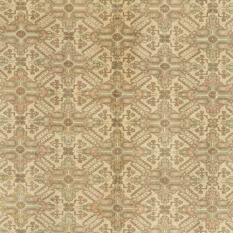 Vintage Turkish Hand-Knotted Rug - 6' 4" x 9' 5" (76" x 113") - K0072021