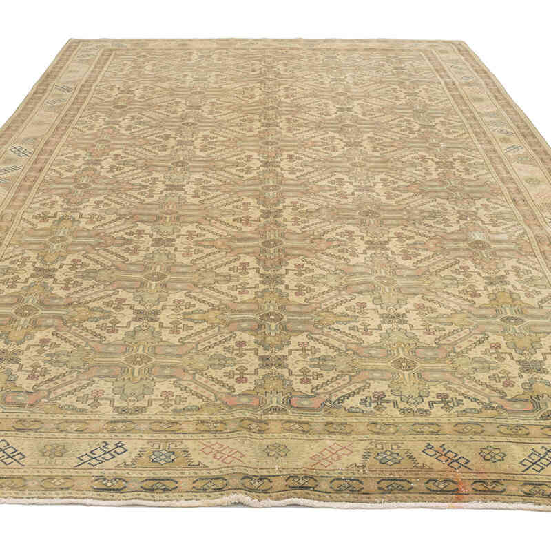 Vintage Turkish Hand-Knotted Rug - 6' 4" x 9' 5" (76" x 113") - K0072021