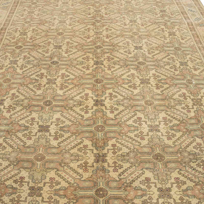 Vintage Turkish Hand-Knotted Rug - 6' 4" x 9' 5" (76" x 113") - K0072021