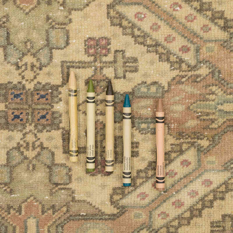 Vintage Turkish Hand-Knotted Rug - 6' 4" x 9' 5" (76" x 113") - K0072021