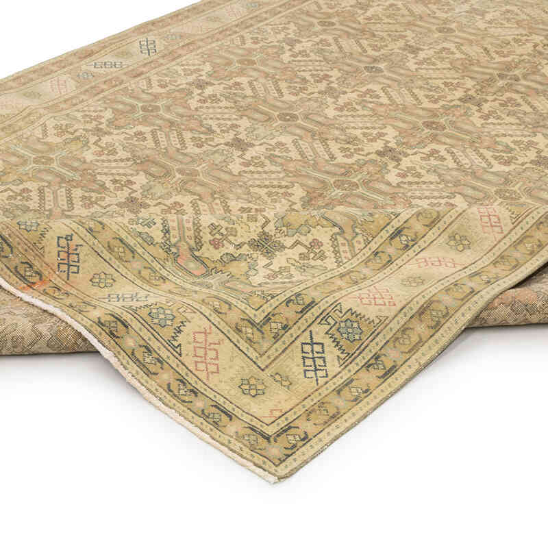 Vintage Turkish Hand-Knotted Rug - 6' 4" x 9' 5" (76" x 113") - K0072021