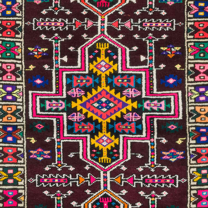 Vintage Tribal Runner Rug - 3'  x 12'  (36" x 144") - K0072022
