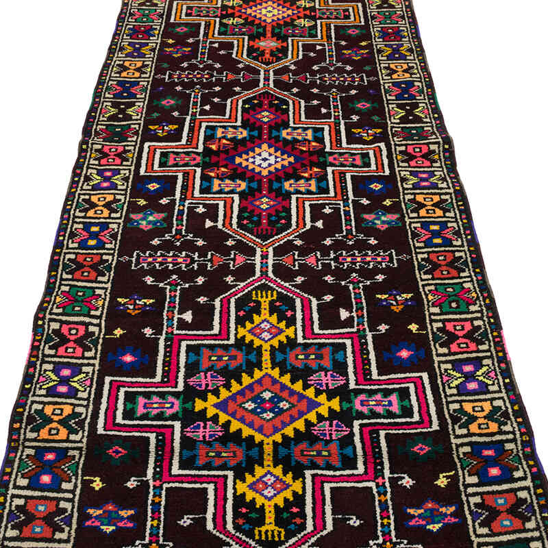 Vintage Tribal Runner Rug - 3'  x 12'  (36" x 144") - K0072022