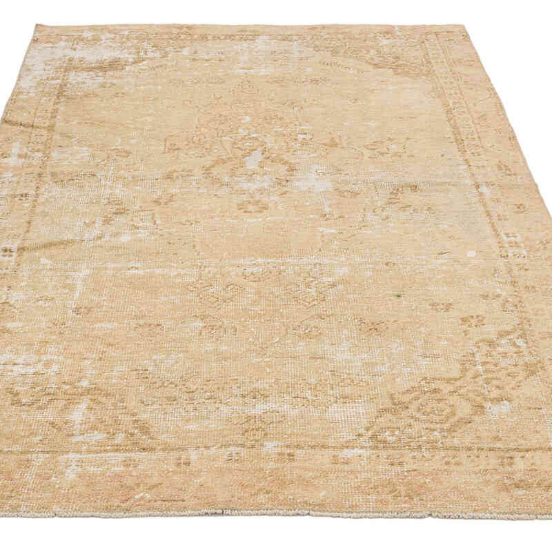 Alfombra Vintage Turca Anudada a Mano - 117 cm x 182 cm - K0072023