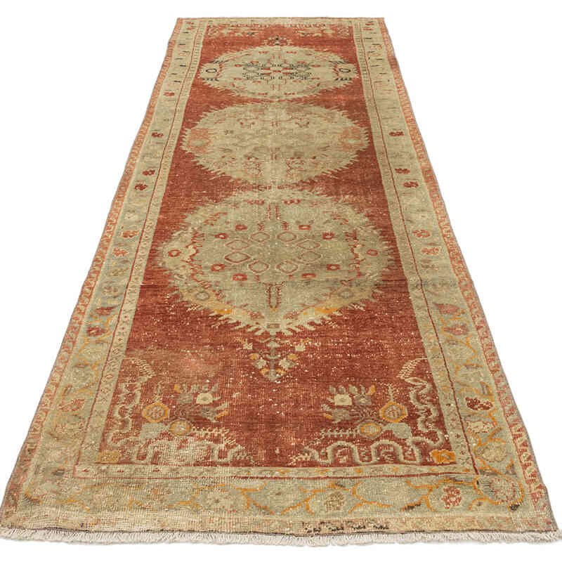 Alfombra Turca Vintage De Pasillo - 100 cm x 308 cm - K0072024