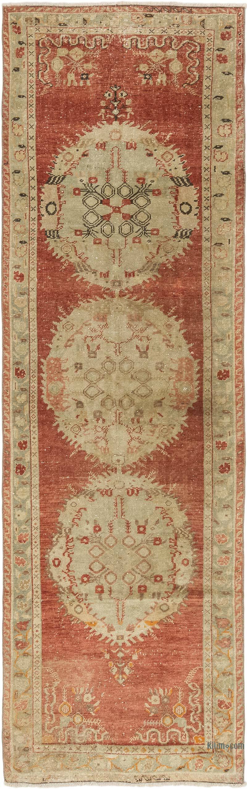 Alfombra Turca Vintage De Pasillo - 100 cm x 308 cm - K0072024