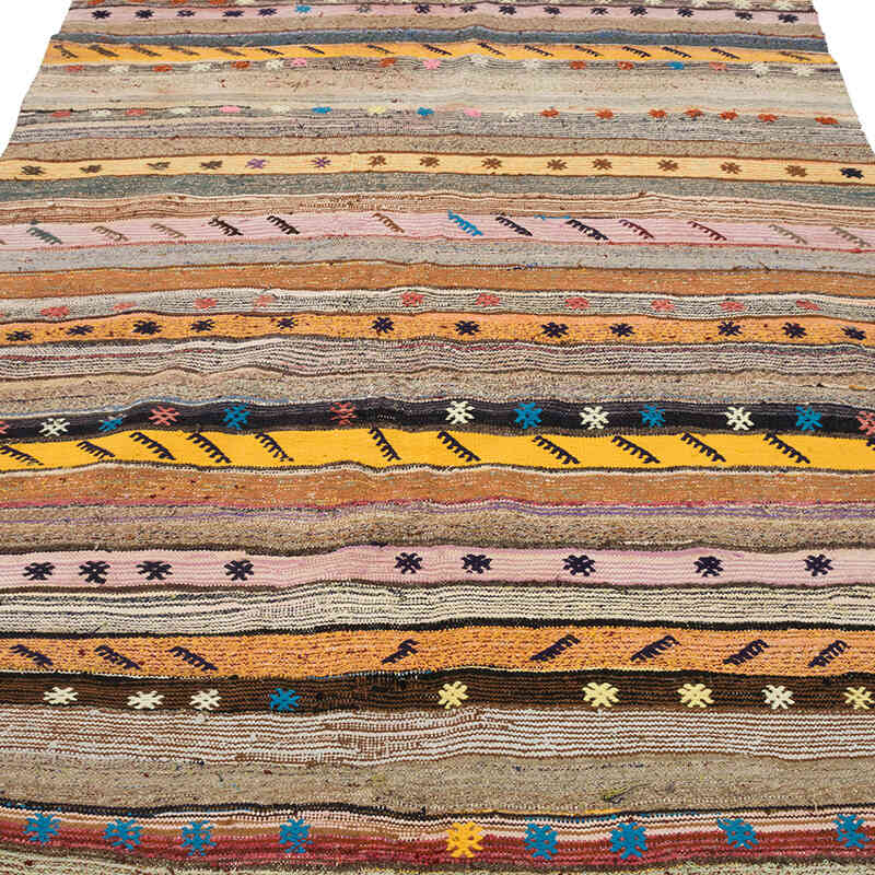 Vintage Turkish Kilim Rug - 5' 2" x 9' 6" (62" x 114") - K0072029