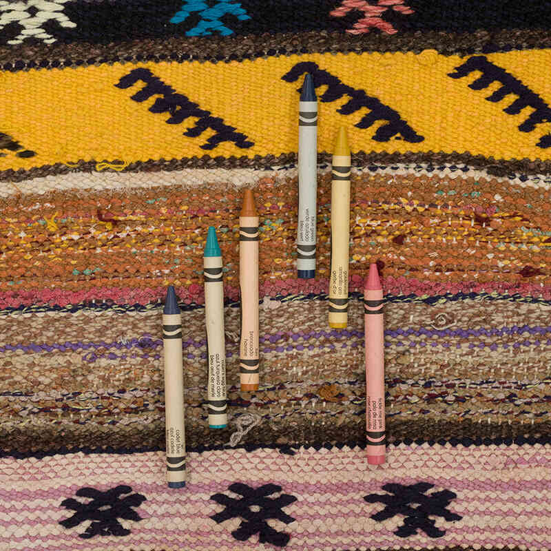 Vintage Turkish Kilim Rug - 5' 2" x 9' 6" (62" x 114") - K0072029
