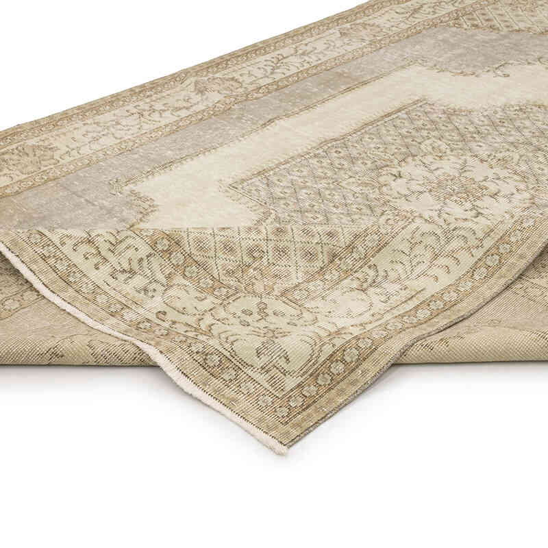 Alfombra Vintage Turca Anudada a Mano - 178 cm x 277 cm - K0072050