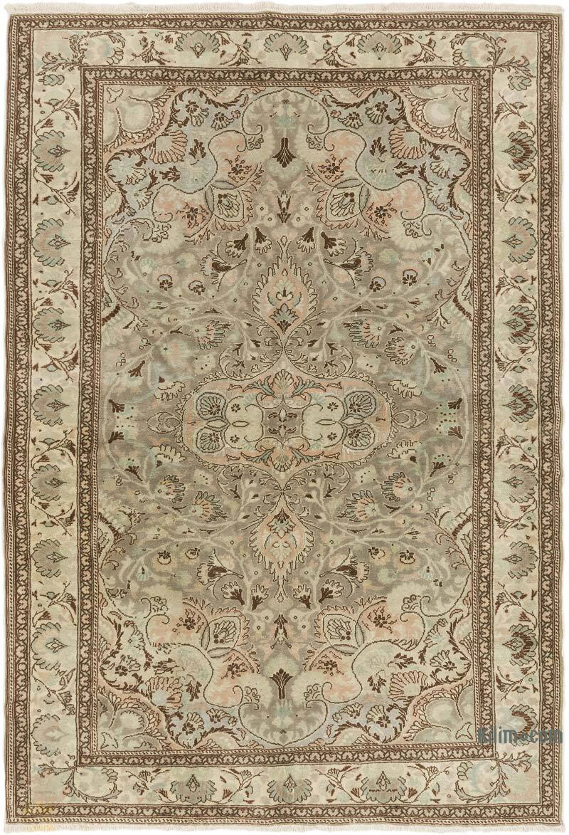 Vintage Turkish Hand-Knotted Rug - 4' 9" x 6' 11" (57" x 83") - K0072051