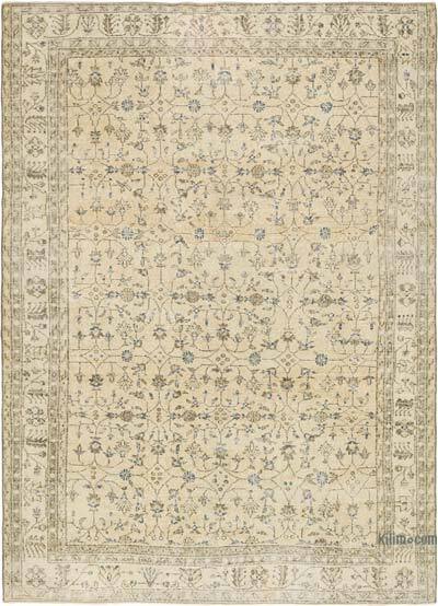 Vintage Turkish Hand-Knotted Rug - 7' 3" x 9' 10" (87" x 118")