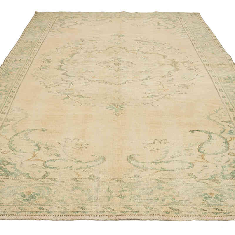 Alfombra Vintage Turca Anudada a Mano - 180 cm x 293 cm - K0072055